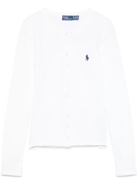 Haftowane polo Polo Ralph Lauren białe