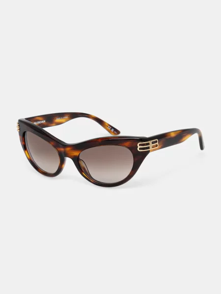 Balenciaga ochelari de soare cat eye femei maro