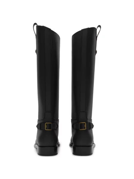 Botine Burberry în carouri negru