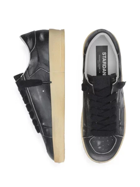 Geanta de piele Golden Goose negru