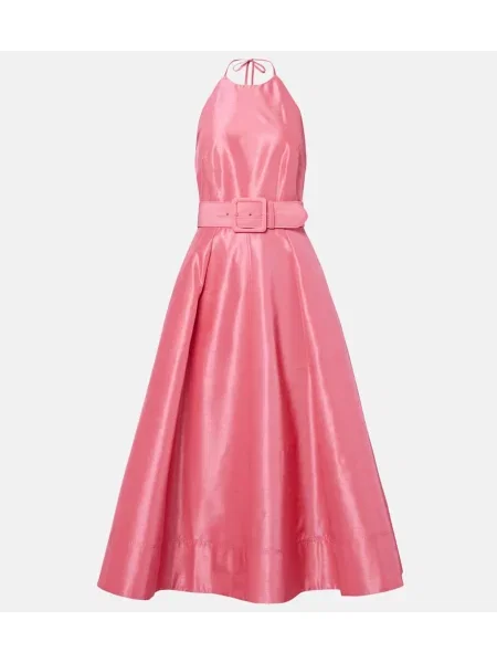 Sukienka midi Rebecca Vallance do kolan garniturowa różowa