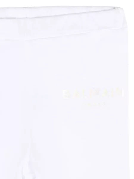 Legginsy dziecięce Balmain białe