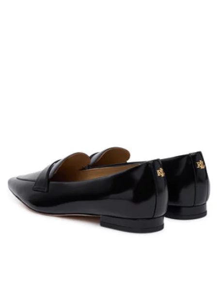 Mokasíny Lauren Ralph Lauren čierna