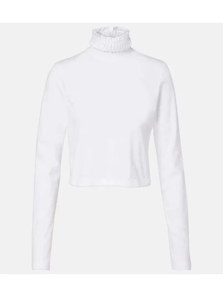 Cropp heláncă Alaïa din jerseu alb