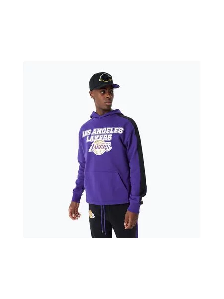 Кофта New Era NBA Large гraphic OS Hoody Los Angeles Lakers purple фіолетовий