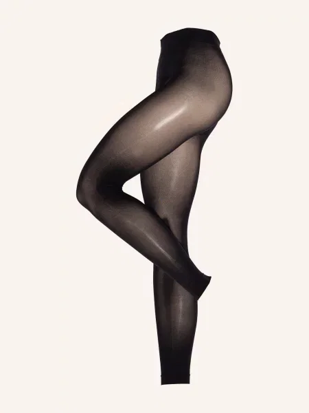 Falke Punčochové Legíny Pure Matt black černé