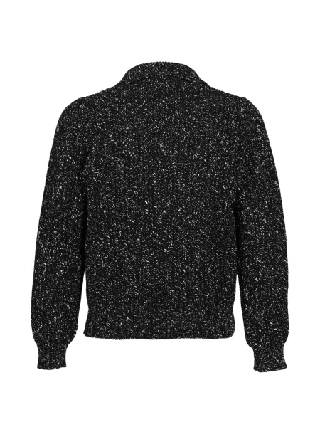 Pulover Ernest W. Baker din tweed negru