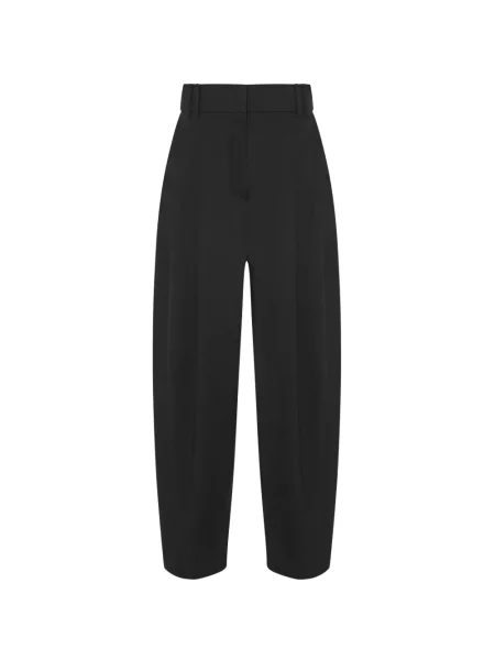 Decupat pantaloni Another Tomorrow conici negru