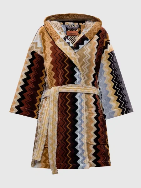 Махровый халат Missoni Home коричневый