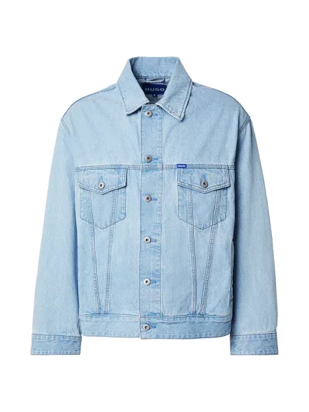 HUGO Prehodna jakna Kirkby svetlo modra