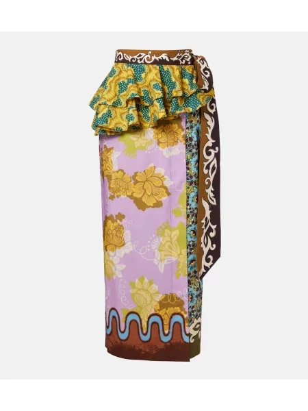 Fustă Alemais cu imagine plic