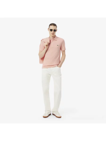 Lacoste Oryginalna Koszulka Polo O Kroju Slim Fit różowy
