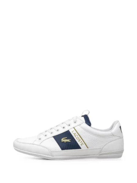 Sneakerși Lacoste Chaymon cu șireturi din piele alb