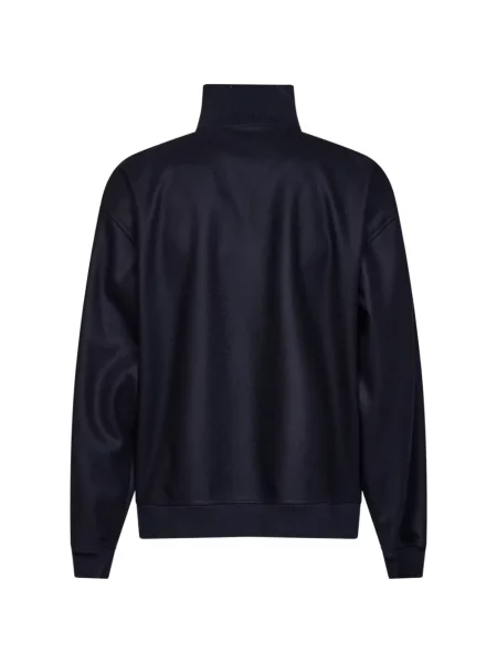 Geacă Jil Sander de lână albastru