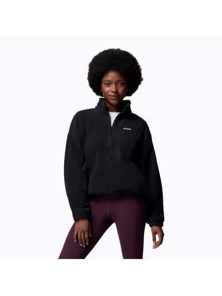 Női polár pulóver Columbia Timber Meadow MTR Fleece HZ black. Méret: XS fekete