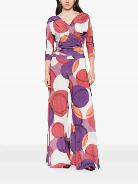 Pantaloni palazzo Le Rjtange violet