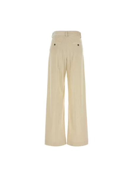 Spodnie Weekend Max Mara beżowe