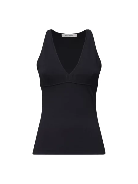 Sweter Max Mara bez rękawów czarny