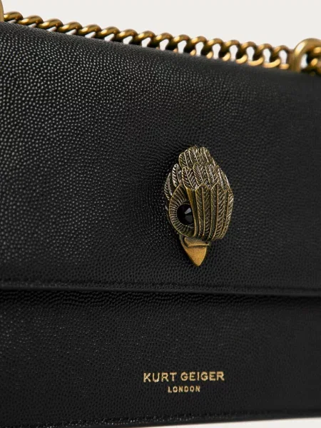 Geanta de piele Kurt Geiger London din piele negru