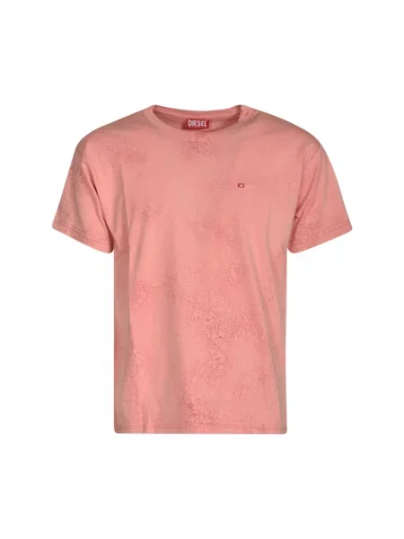 Koszulka polo Diesel różowa