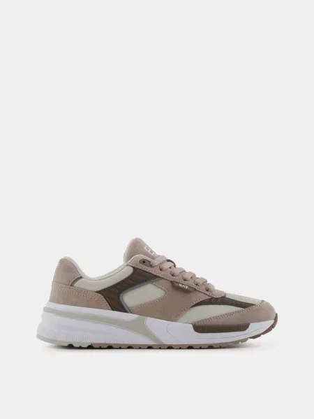 Кросівки поліестер/шкіра/поліуретан бежевий