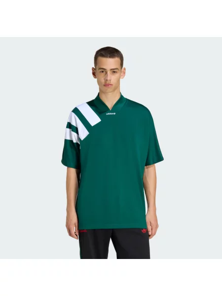 ADIDAS ORIGINALS Tričko Adicolor tmavě zelená bílá