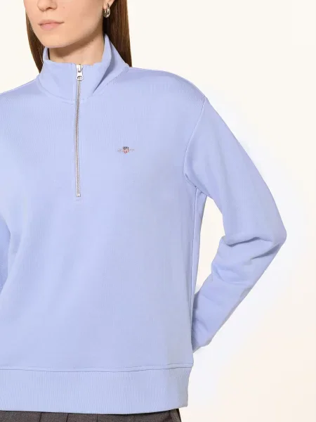 Gant Bluza Dresowa Typu Troyer Shield lila