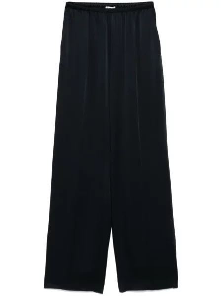 Pantaloni Forte_forte din satin albastru