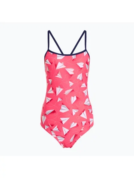 Női egyrészes fürdőruha Funkita Single Strap One Piece paper pink Single Strap One Piece rózsaszín