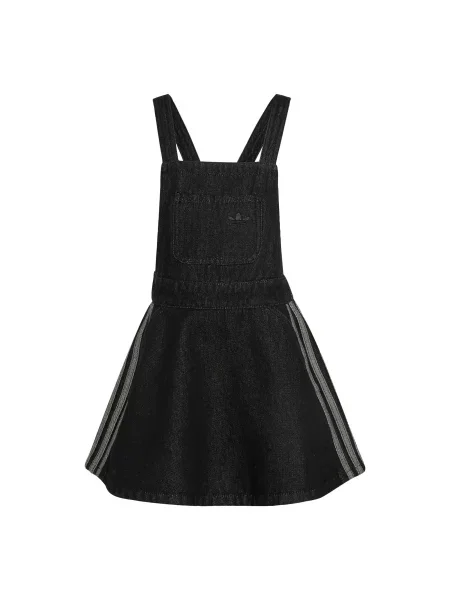 ADIDAS ORIGINALS Φούστα DENIM DUNGAREES σκούρο γκρι / ντένιμ μαύρο