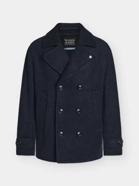 SCOTCH & SODA Palton de primăvară-toamnă bleumarin