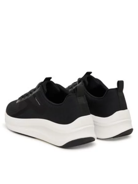 Calvin Klein Superge Andrea Chunky Ck Stripe Runner Trainers črna