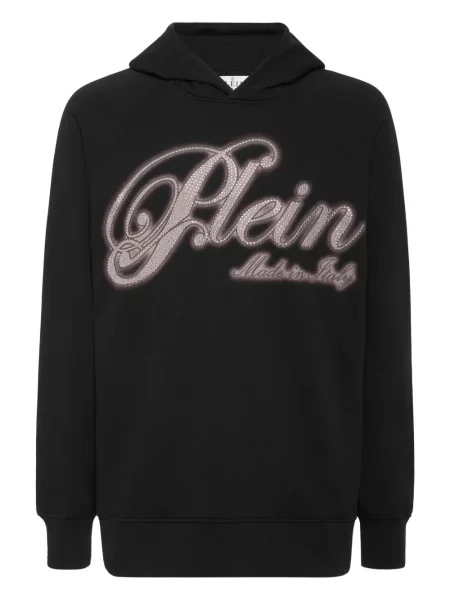 Суичър с качулка Philipp Plein черно