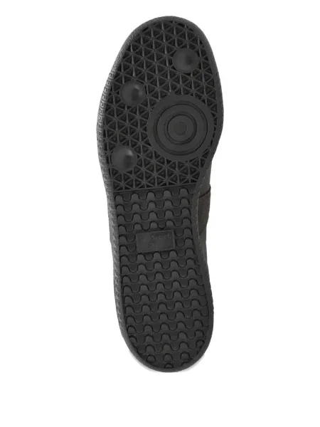 Cămașă Adidas cu dungi cu broderie clasică gri
