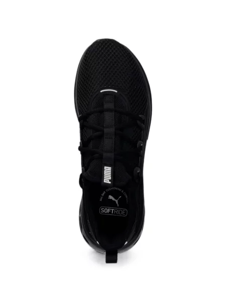 Sneakerși Puma plasă negru