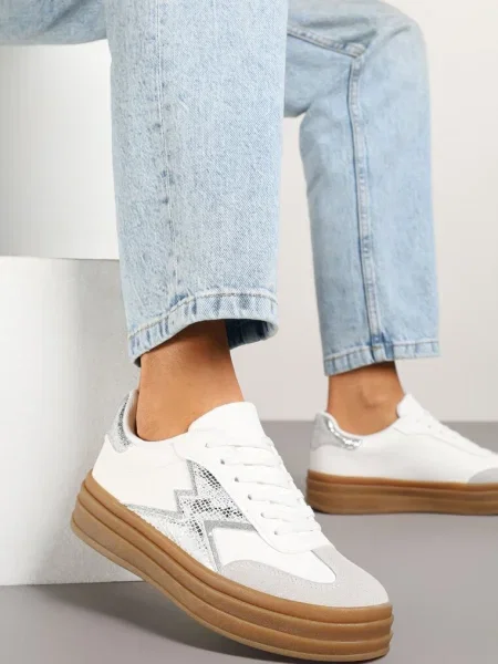 Sneakers Tolivanna Argintii