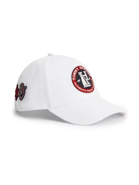 TOMMY HILFIGER Șapcă NAUTICAL bleumarin / roșu alb