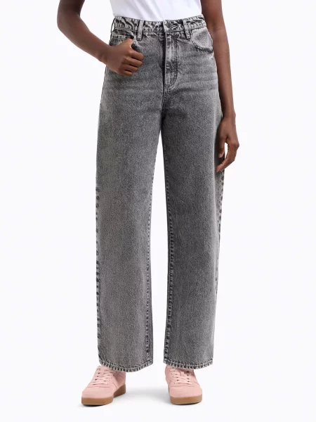 Бойфренди Armani Exchange сірий