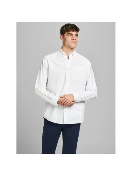 Koszula Jack & Jones Oxford biała