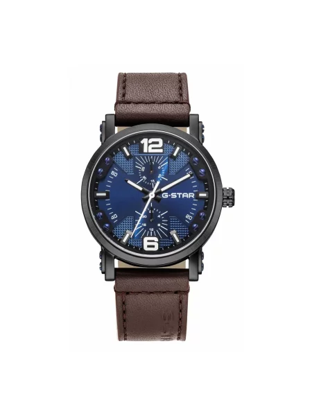 G-STAR Analogové hodinky Function watch Rovic' hnědá