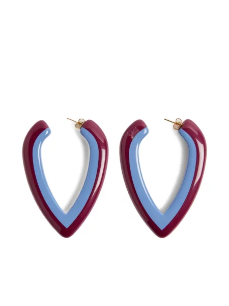 Cercei La Doublej albastru