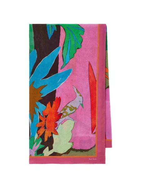 Fular Paul Smith cu model floral roz
