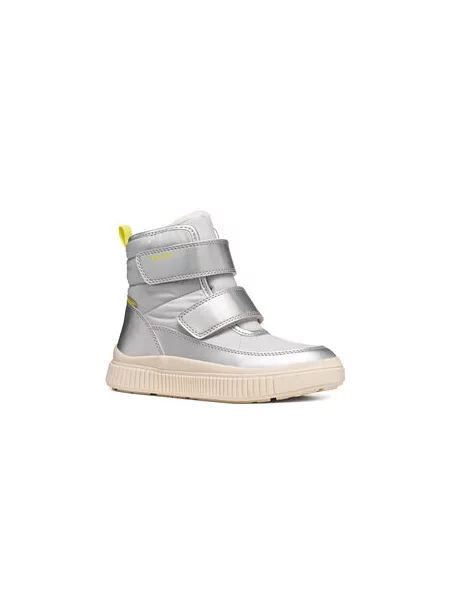 Bakancs Geox J Laquinny Girl B Abx S Ezüst