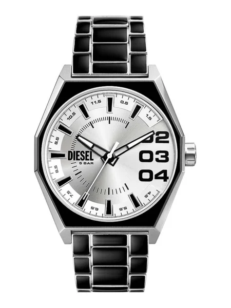 Diesel Часовник Double Scraper черен