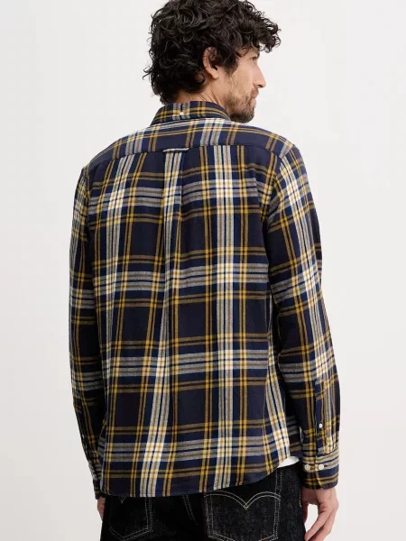 Gant cămașă din bleumarin cu guler button-down regular