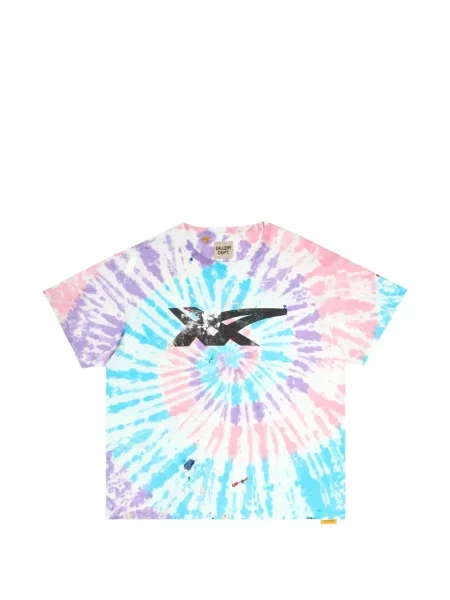 Tricou Gallery Dept. cu imagine cu legături alb