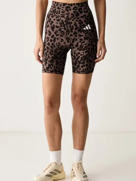 Adidas Performance σορτς ποδηλατικά Γυναικεία Optime Essentials καφέ