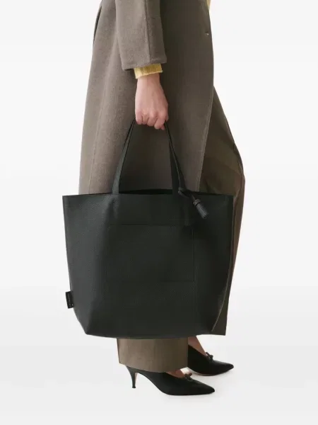 Shopper kabelka Fabiana Filippi čierna