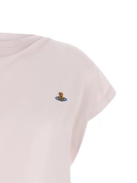 Top Vivienne Westwood asimetric drapat roz