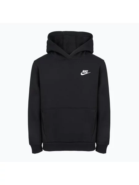 Gyerek pulóver Nike Sportswear Club Fleece black/white. Méret: fehér